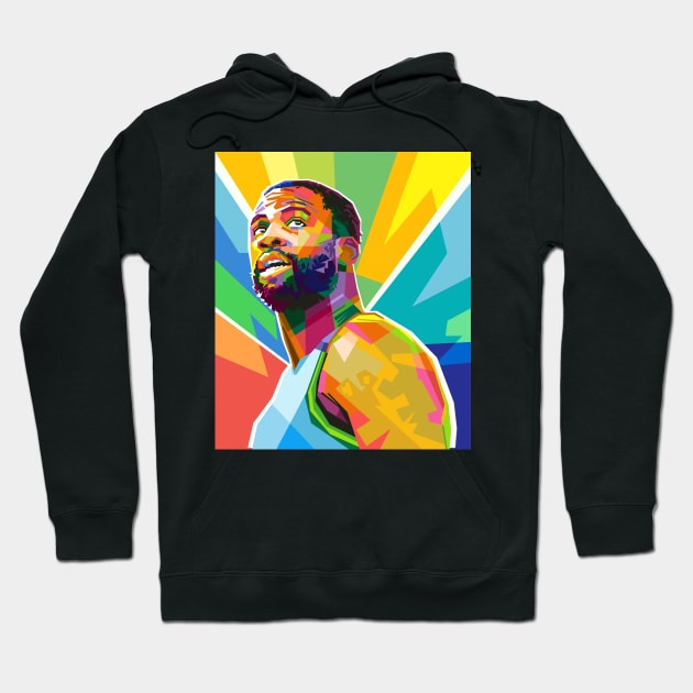 DRAYMOND GREEN POP ART Hoodie by Vector Baturaja